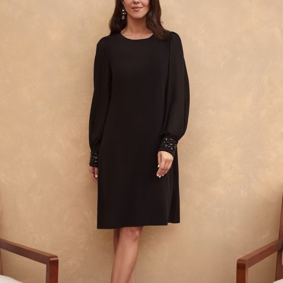 Vintage Y2K Mini Dress Long sleeve purple Art deco Jewels Stretch XXL - Picture 1 of 11
